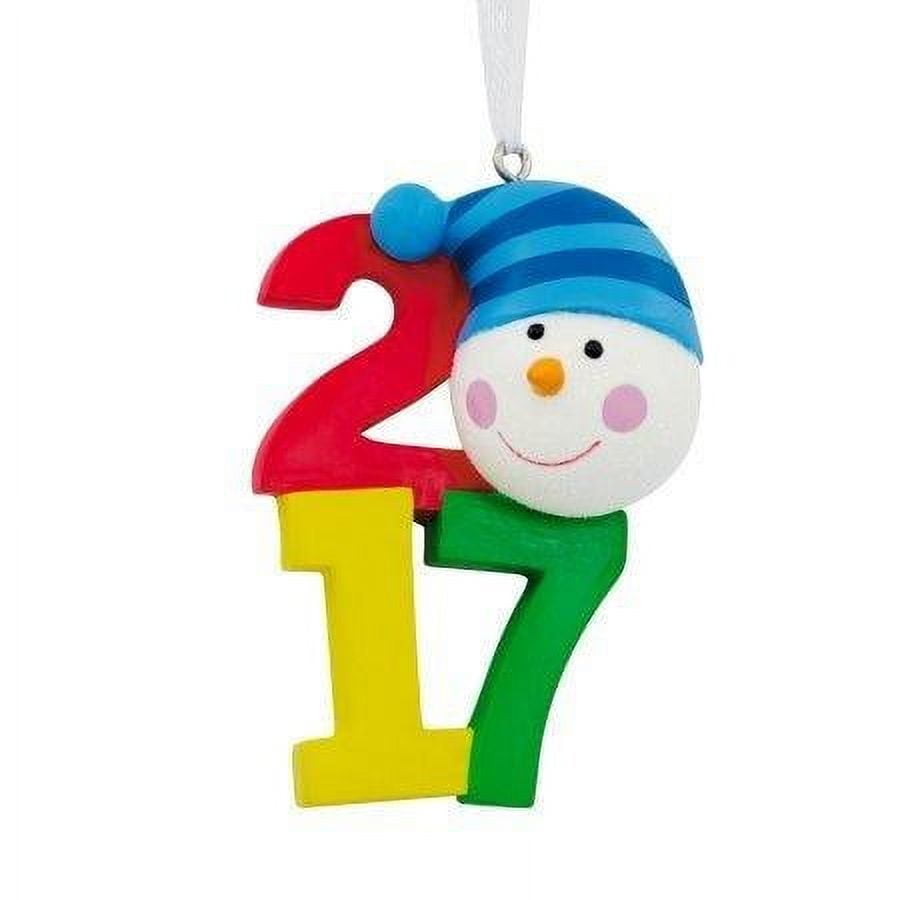 2017 Hallmark Snowman Christmas Tree Ornament