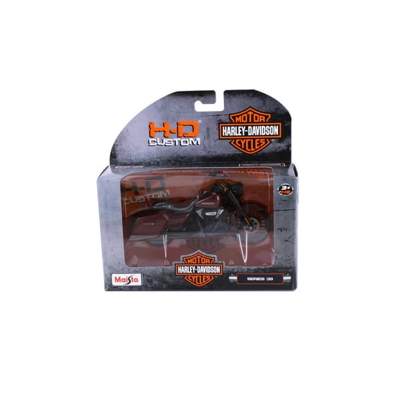 2017 Harley Davidson Road King Special, Burgundy - Maisto 31360/39 - 1/18 scale Diecast Motorcycle