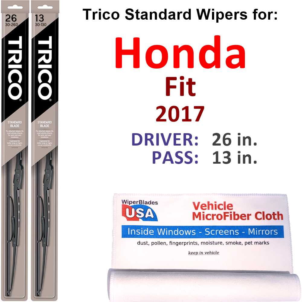 2017 Honda Fit Wiper Blades (Set of 2)