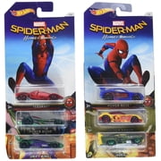 2017 Hot Wheels  Marvel Spider-Man Homecoming Walmart Exclusive Set of 6