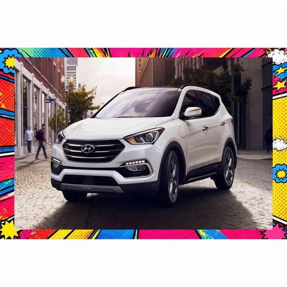 2017 Hyundai Santa Fe Sport - Pop Art Edition | 20x30 Inch Glossy ...