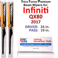 thumbnail image 1 of 2017 Infiniti QX80 Performance Beam Wipers (Set of 2), 1 of 3