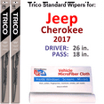 thumbnail image 1 of 2017 Jeep Cherokee Wiper Blades (Set of 2), 1 of 3