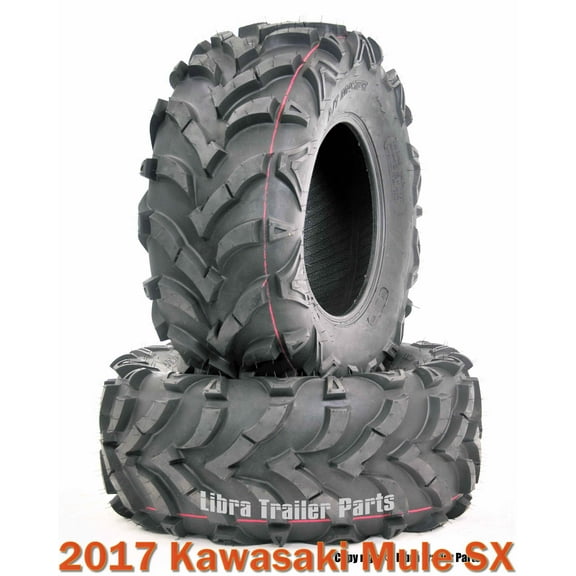 2017 Kawasaki MULE SX Rear ATV tire set 24x11-10 24x11x10 6PR