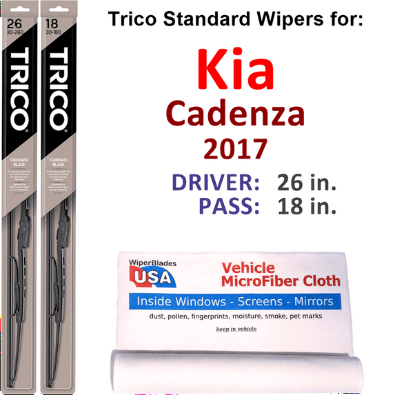 2017 Kia Cadenza Wiper Blades (Set of 2)