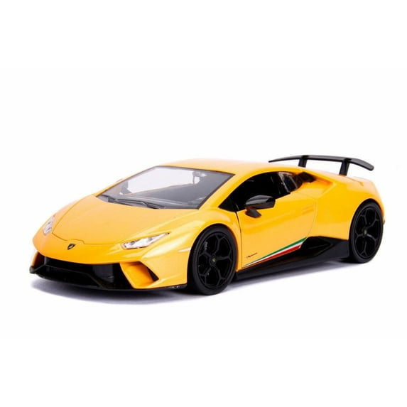 2017 Lamborghini Huracan Performante Hard Top, Yellow - Jada 99996DP1 - 1/24 Scale Diecast Model Toy Car (Brand New but NO BOX)