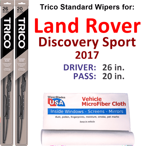 2017 Land Rover Discovery Sport Wiper Blades (Set of 2)