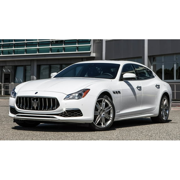 2017 Maserati Quattroporte Venetian Heritage Car Poster - 12x18 Inch Laminated Poster - Stunning Detail and Bold Colors