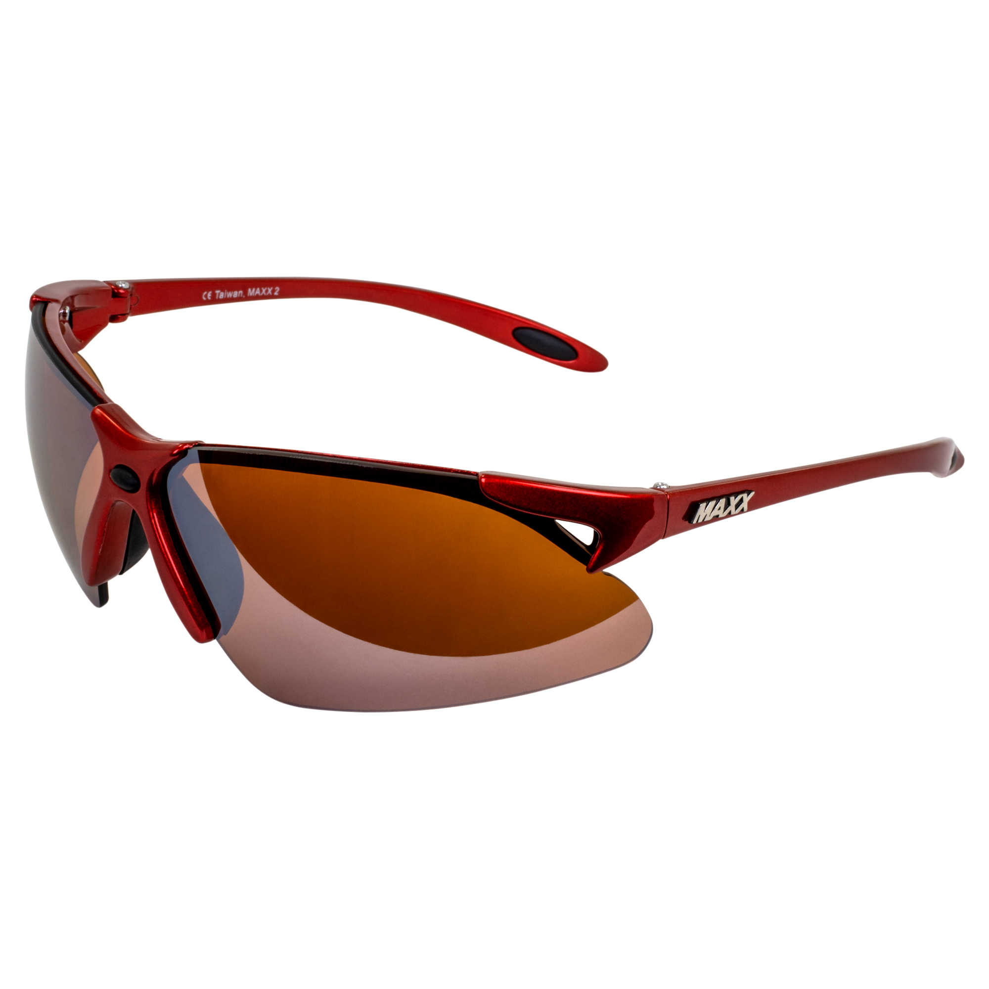 2017 Maxx Sunglasses TR90 Maxx 2 HD Red Amber Lens