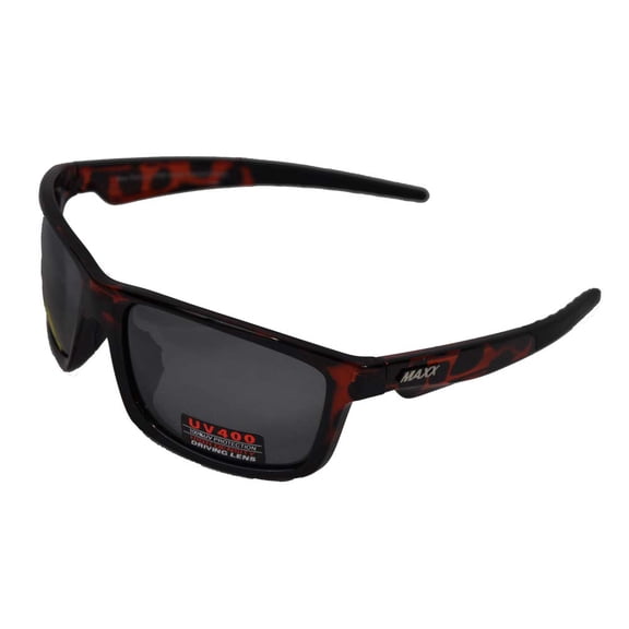 2017 Maxx Sunglasses TR90 Maxx Retro 2.0 Tortoise Polarized Smoke Lens
