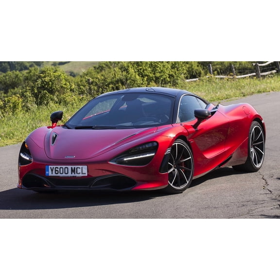 2017 McLaren 720S Car - 24x36 Inch Glossy Laminated Poster - Stunning Detail and Bold Colors