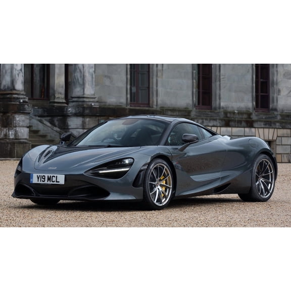 2017 McLaren 720S UK Car - 12x18 Inch Laminated Poster - Stunning Detail and Bold Colors