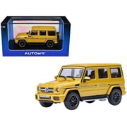 2017 Mercedes-Benz AMG G 63 Solar Beam Yellow 1/64 Diecast Model Car by Autoart