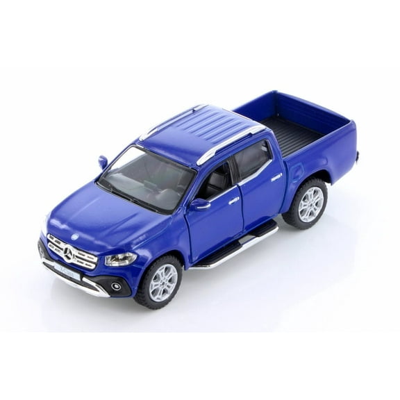 2017 Mercedes-Benz X-Class Double Cab Pickup Truck, Blue - Kinsmart 5410D - 1/42 scale Diecast Model Toy Car (Brand New but NO BOX)