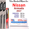 thumbnail image 1 of 2017 Nissan Armada Wiper Blades (Set of 3) w/Rear Wiper, 1 of 3