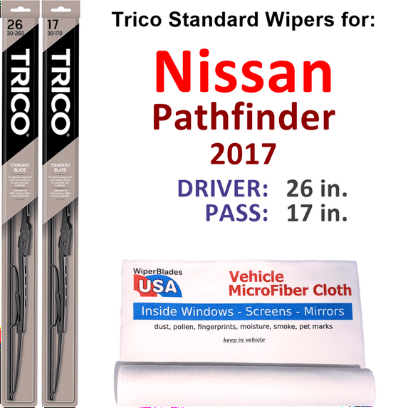 2017 Nissan Pathfinder Wiper Blades (Set of 2)