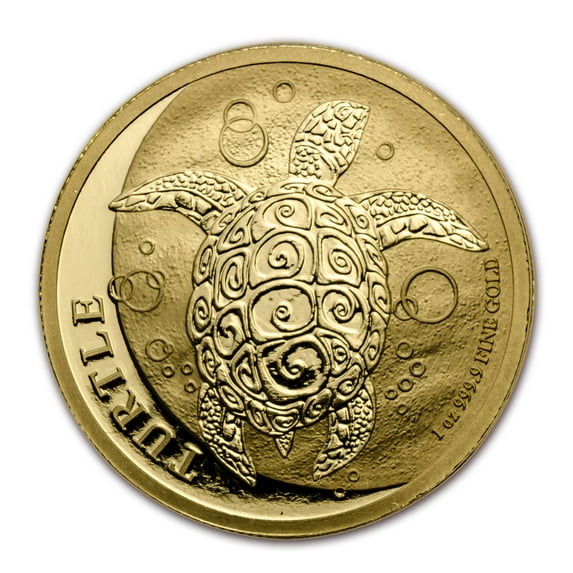 2017 Niue 1 oz Gold $250 Hawksbill Turtle BU