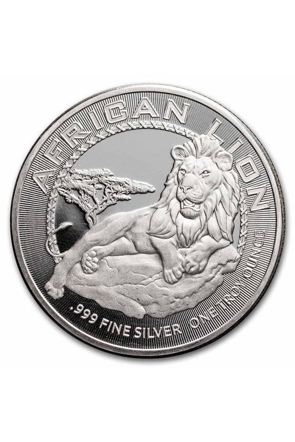 2017 Niue 1 oz Silver $2 African Lion