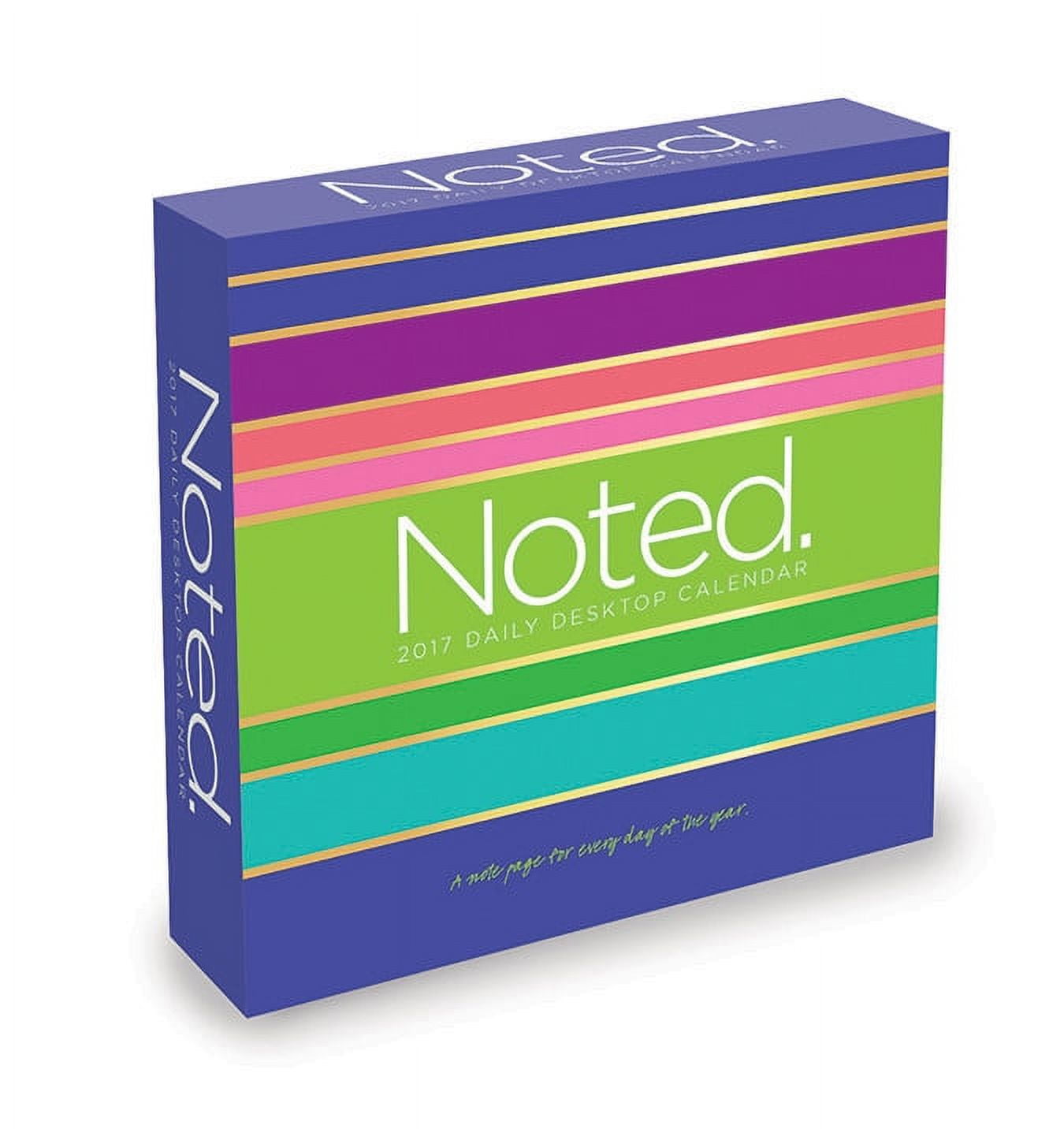 2017 Noted Daily Desktop Calendar
