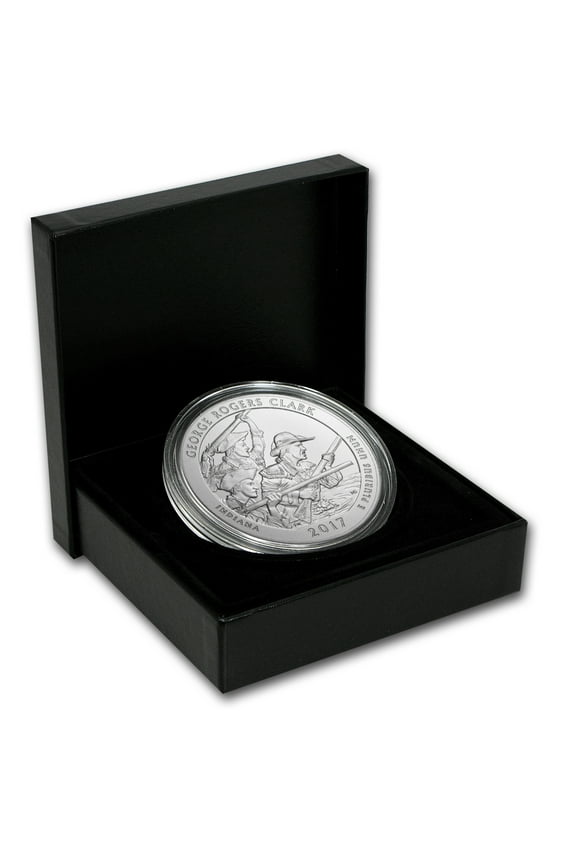 2017-P 5 oz Silver ATB George Rogers Clark (w/Box & COA)