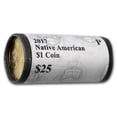 thumbnail image 1 of 2017-P Native Amer $1 - Sequoyah (25 Coin Mint Roll) BU, 1 of 4