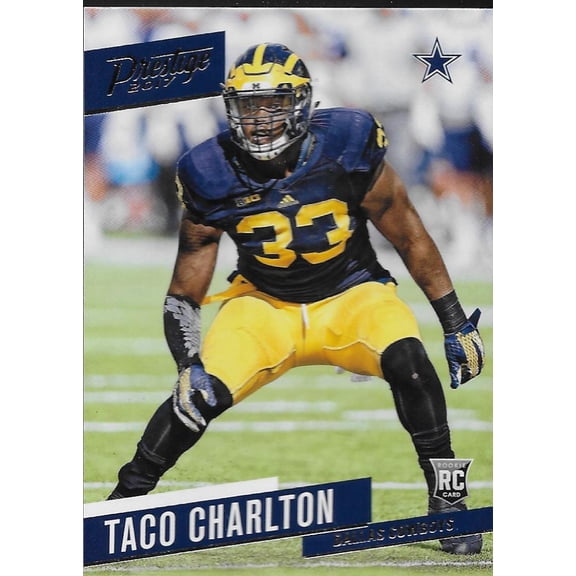 2017 PANINI PRESTIGE #264 TACO CHARLTON ROOKIES RC DALLAS COWBOYS