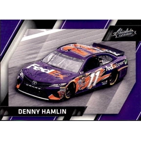 2017 Panini Absolute #91 Denny Hamlin Near Mint FedEx Express Joe Gibbs Racing Toyota Base Card