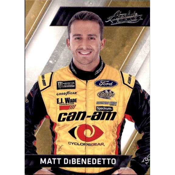 2017 Panini Absolute Base #62 Matt DiBenedetto Near Mint Can-Am Go FAS Racing Ford
