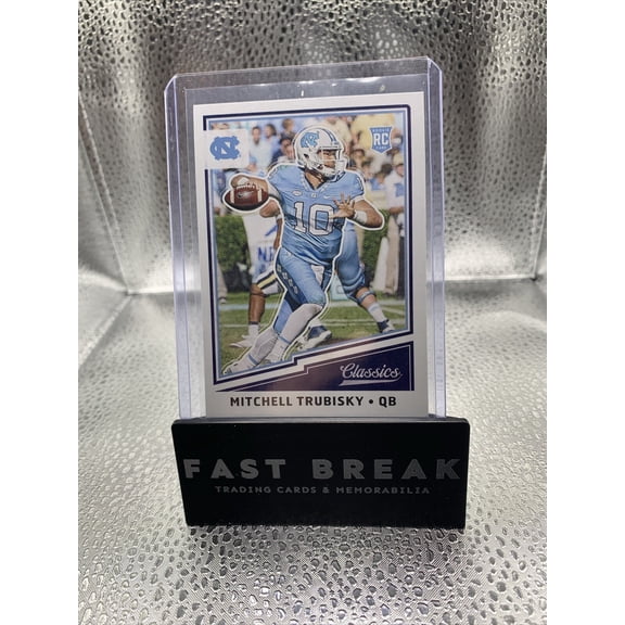 2017 Panini Classics Mitchell Trubisky UNC Tar Heels RC #269 Football Card