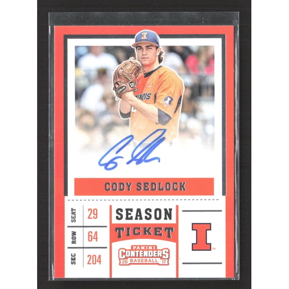 2017 Panini Contenders Baseball Cody Sedlock #CT-CS