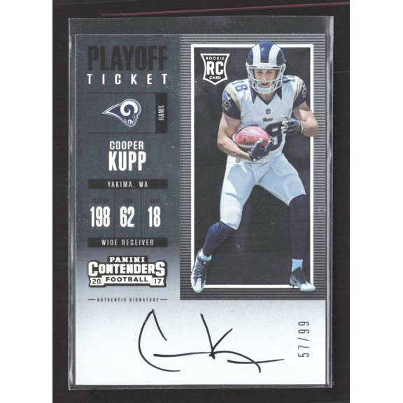 2017 Panini Contenders Football Playoff Ticket Cooper Kupp #334 57/99 RC