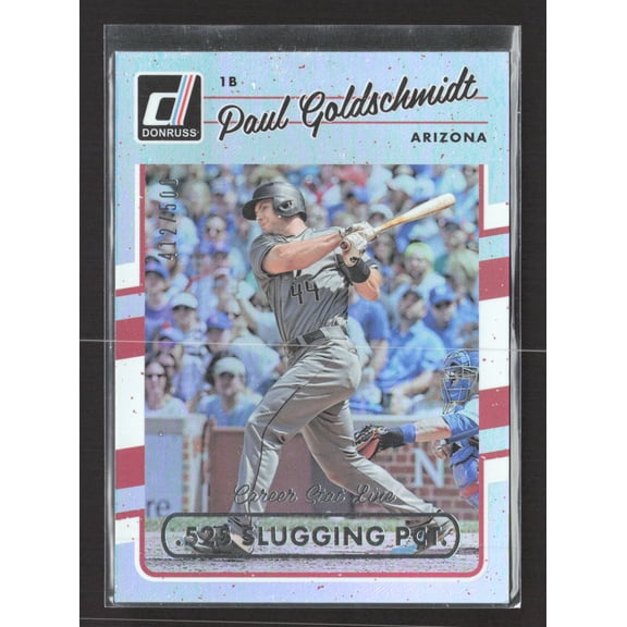 2017 Panini Donruss Baseball Paul Goldschmidt #46 Independence Day /500