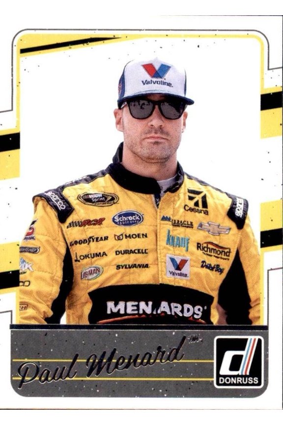 2017 Panini Donruss NASCAR Racing Base #56 Paul Menard Menards Richard Childress Racing Chevy