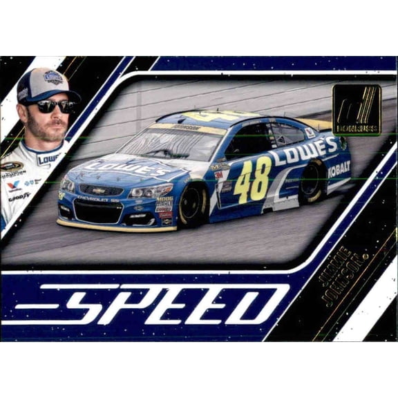 2017 Panini Donruss NASCAR Racing Speed #S1 Jimmie Johnson Racing Card