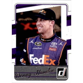 2017 Panini Donruss NASCAR Racing Base #41 Denny Hamlin FedEx Express Joe Gibbs Racing Toyota