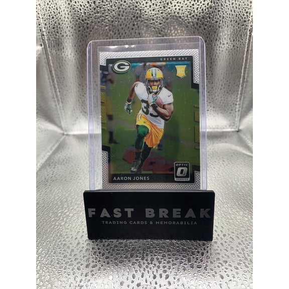 2017 Panini Prizm Aaron Jones #135 Rookie Green Bay Packers Football Card