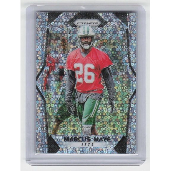 2017 Panini Prizm Disco Marcus Maye #266 New York Jets Football Card