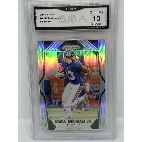 2017 Panini Prizm Silver #5 Odell Beckham New York Giants GMA 10