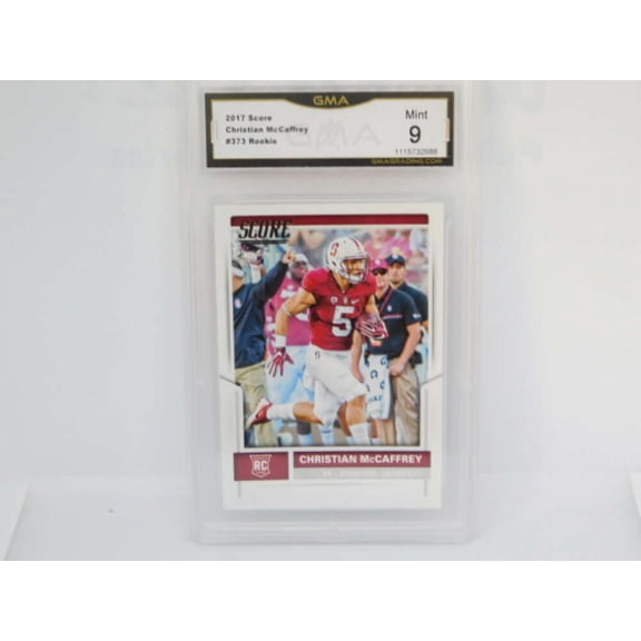 2017 Panini Score Rookie RC #373 Christian McCaffrey Stanford Cardinal GMA 9 Serial Number May Vary