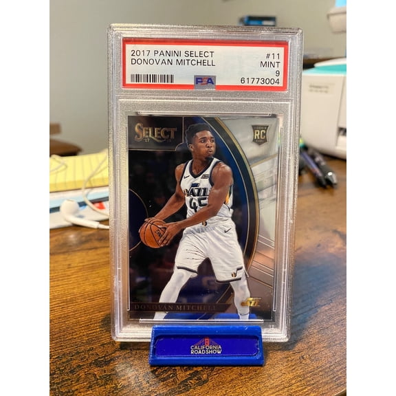 2017 Panini Select Donovan Mitchell #11 Rookie PSA 9