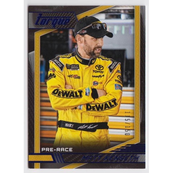 2017 Panini Torque Base Blue Parallel Matt Kenseth #72 Serial Numbered Racing Card