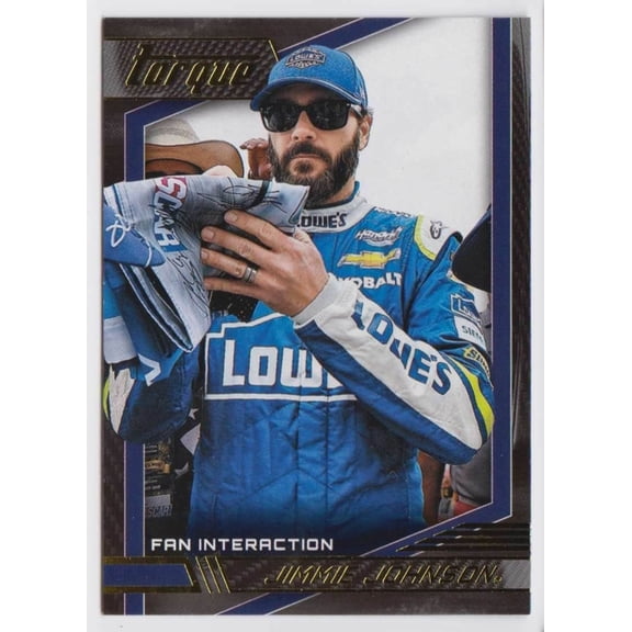 2017 Panini Torque Base Gold Parallel Jimmie Johnson #74 NASCAR Racing Card