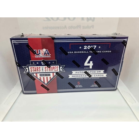 2017 Panini USA Baseball Stars and Stripes Factory Sealed Longevity Box 4 Auto OR MEM!