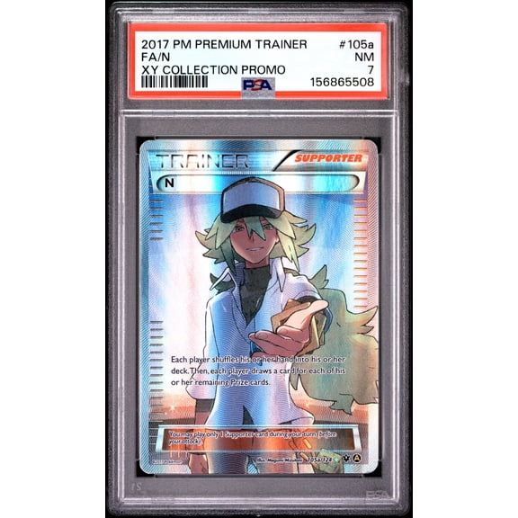 2017 Pokemon Premium Trainer Xy Collection Promo N Xy Collection Promo Fa PSA 7 #105a
