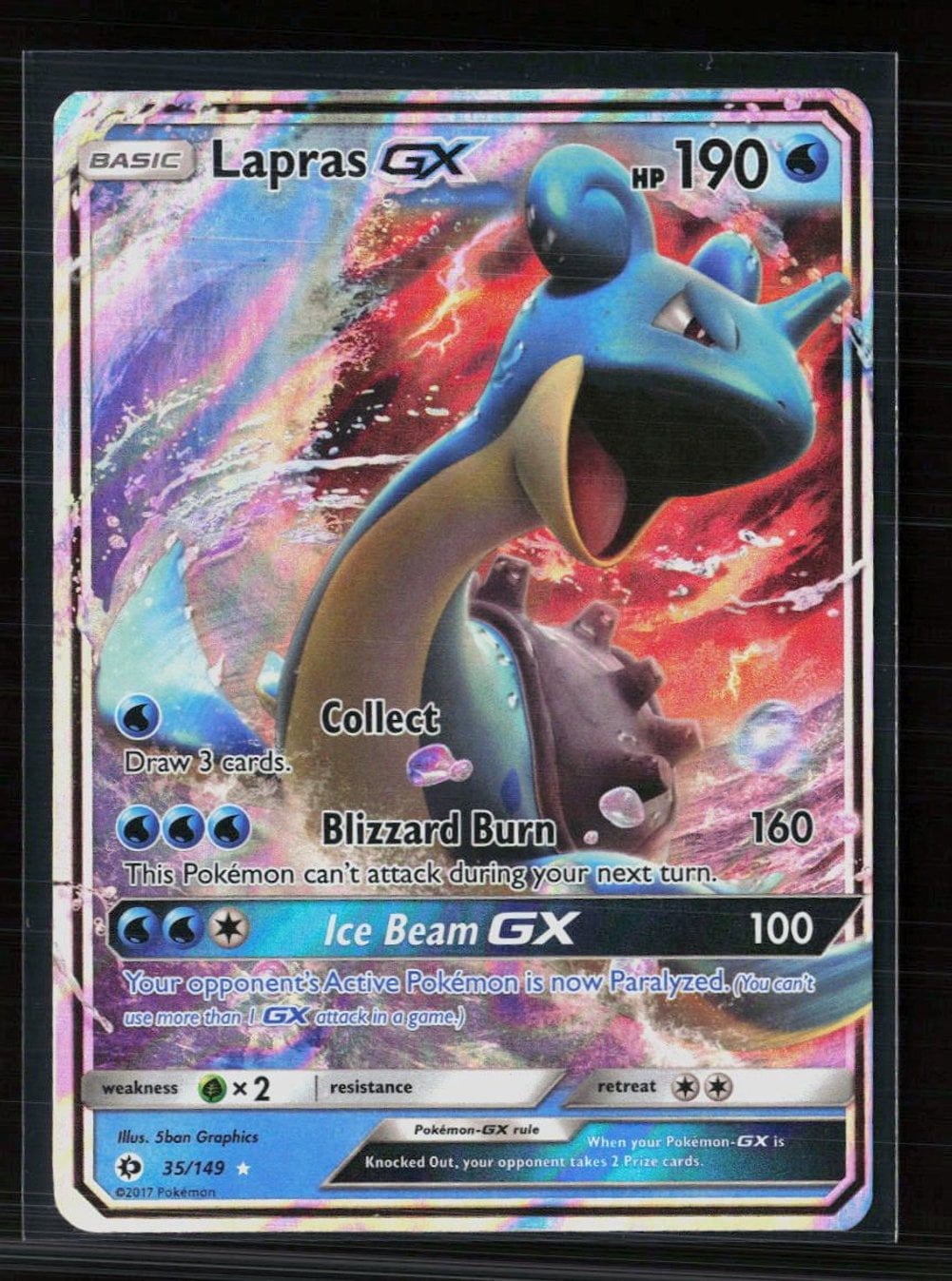 lapras pokemon card worth V 49/202 - Sword & Shield - Ultra Rare RarityUltra Rare Hit Points220 HP Water Power Splash (40x) This attack does 40 damage for each Energy attached to this Pokmon Lapras Pokemon Card