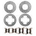 thumbnail image 1 of 2017 Polaris Ranger XP 1000 EPS Front & Rear Brake Rotors & MudRat Brake Pads, 1 of 5