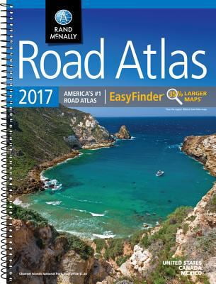 Pre-Owned 2017 Road Atlas Midsize Easy Finder - Spiral: DRAM (Spiral-bound) 0528015532 9780528015533
