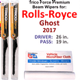 thumbnail image 1 of 2017 Rolls-Royce Ghost Performance Beam Wipers (Set of 2), 1 of 3