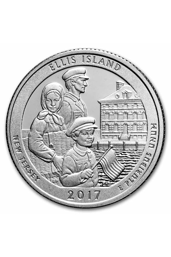 2017-S ATB Quarter Ellis Island Monument Gem Proof