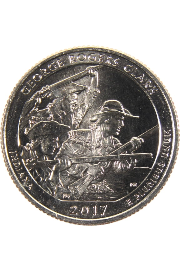 2017 S George Rogers Clark National Park Quarter Uncirculated Clad